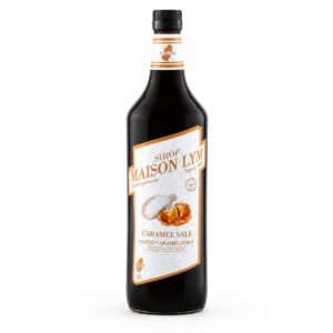 Sirop de caramel au beurre salé 1L en verre/salted caramel