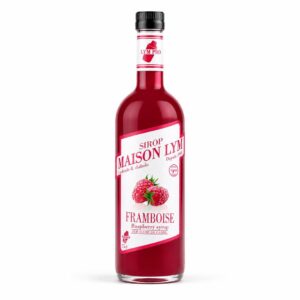 Sirop de framboise 1L en verre/raspberry syrup