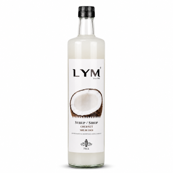 Sirop de noix de coco 75cl en verre/ coconut syrup