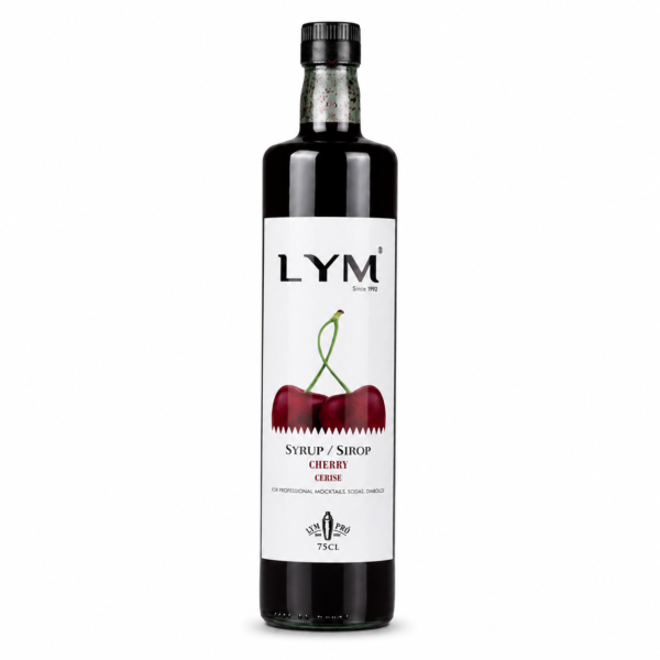Sirop de cerise 75cl en verre/syrup cherry