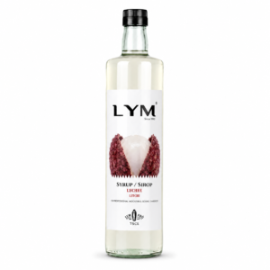 Sirop de litchi 75cl en verre  / lychee syrup