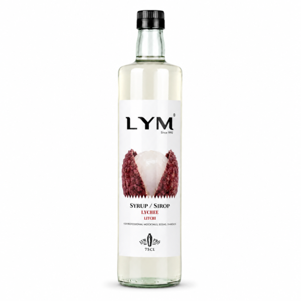 Sirop de litchi 75cl en verre  / lychee syrup