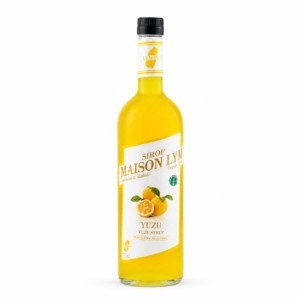 Sirop Yuzu 75cl en verre/ Yuzu syrup