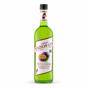 Sirop fruit de la passion 75cl en verre/ passion fruit syrup
