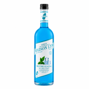 Sirop de menthe 75cl en verre/glacial ice mint syrup