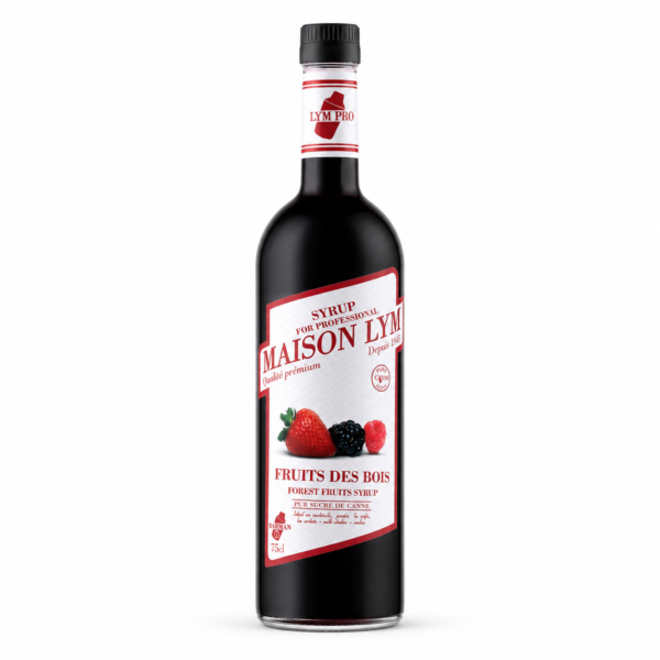 Sirop fruits des bois 75cl en verre/ Forest fruits syrup