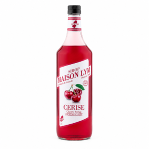 Sirop de cerise 1L en verre/syrup cherry