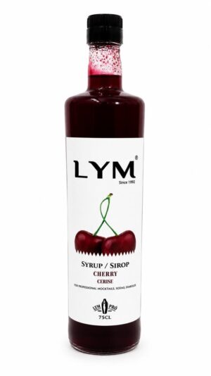Sirop de cerise 75cl en verre/syrup cherry