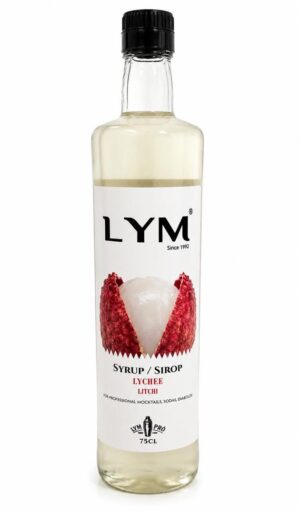 Sirop de litchi 75cl en verre  / lychee syrup