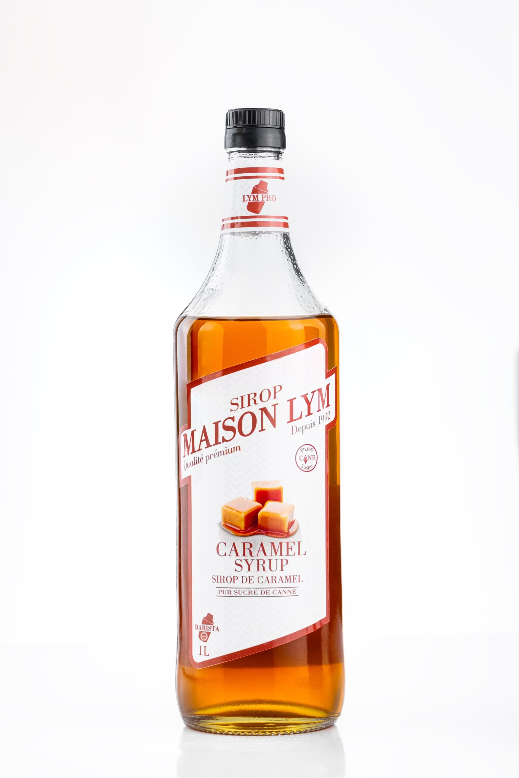 Sirop de caramel 75cl en verre/caramel syrup
