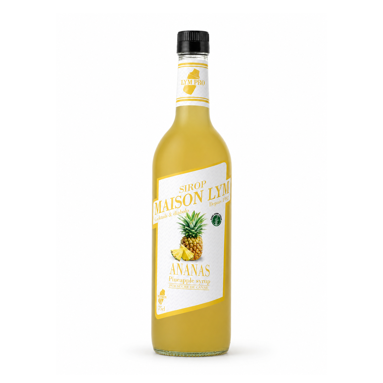 Sirop d’ananas pro 75cl en verre / pineapple syrup